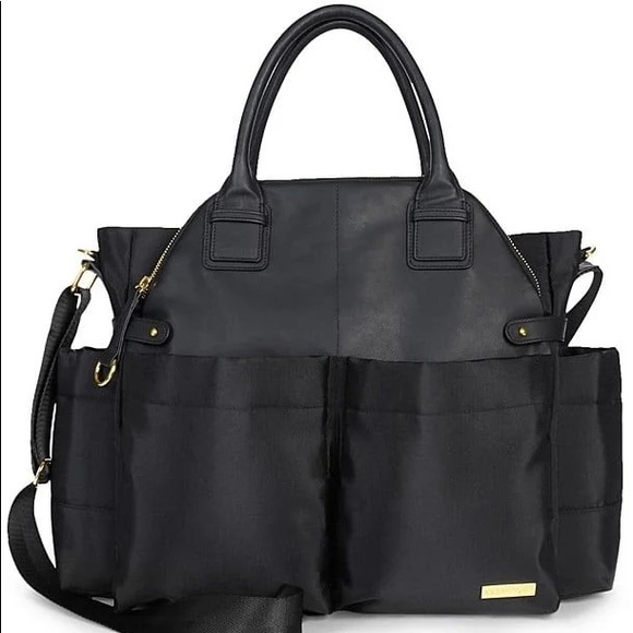 Skip Hop Diaper Bag Satchel, Black - Picture 3 of 11